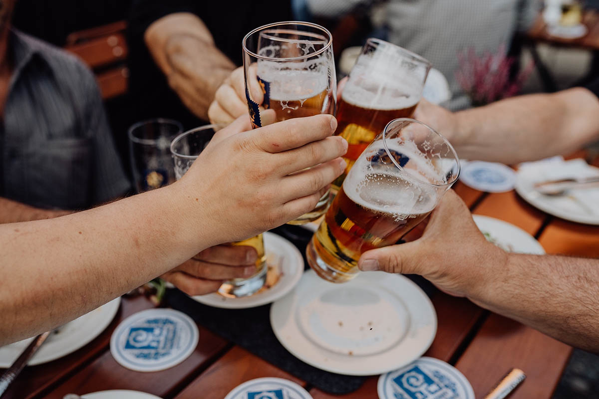 Augustiner im Gasthof Hinterbrühl am See